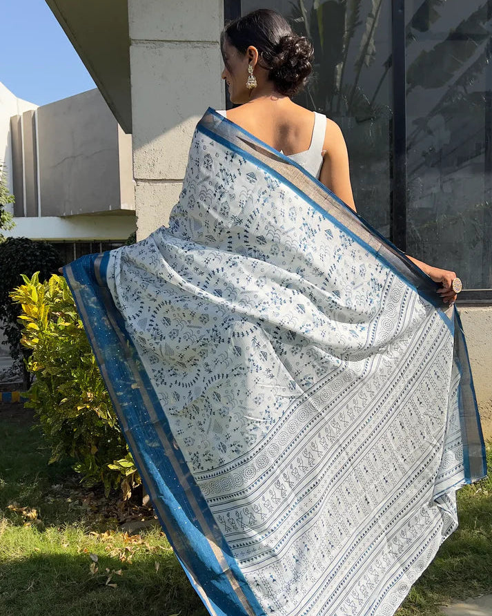 kalamkari Ready to Wear Saree
