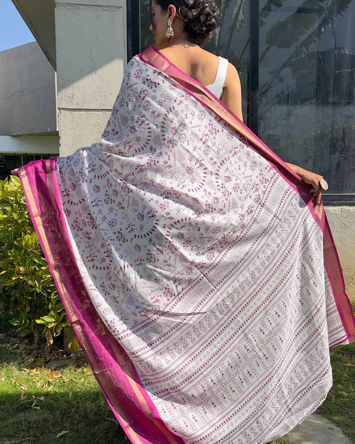 kalamkari Ready to Wear Saree