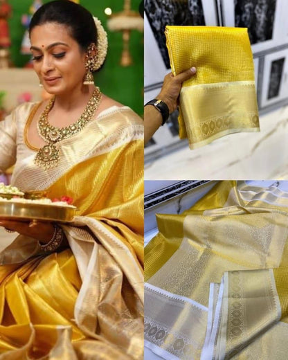 Yellow Tissue Silk