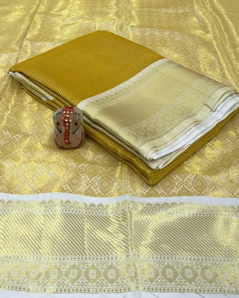 Yellow Tissue Silk