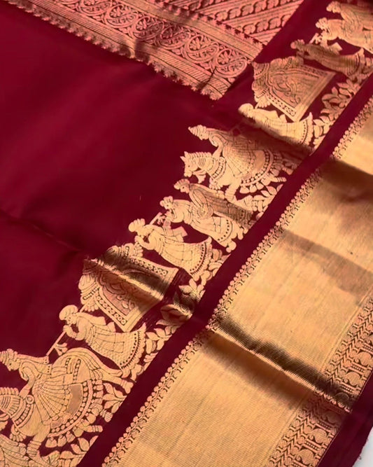 Padmavati Temple Border Saree