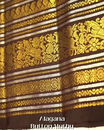 Vintage Wedding Silk Saree